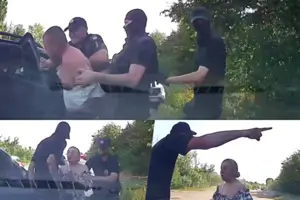 «Заткнись, я тебя сейчас убью»: в Кропивницком полиция и люди в масках силой забрали таксиста в ТЦК и набросились на женщину